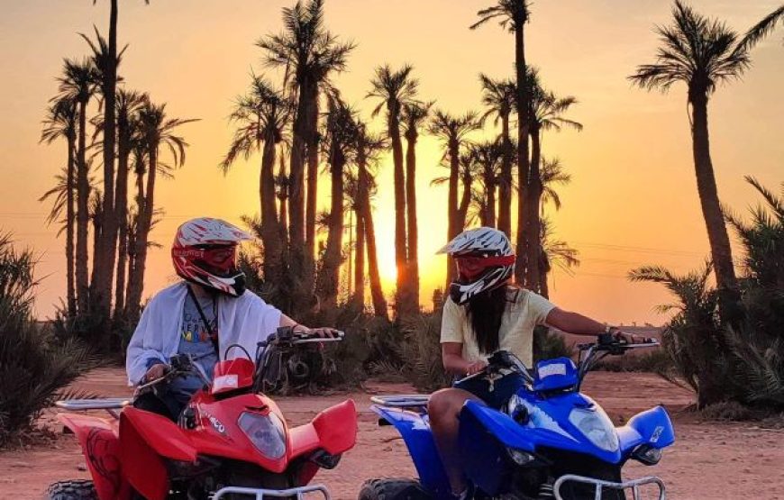 Escape to the Palmeraie: Quad Biking Adventure in the Oasis of Marrakech