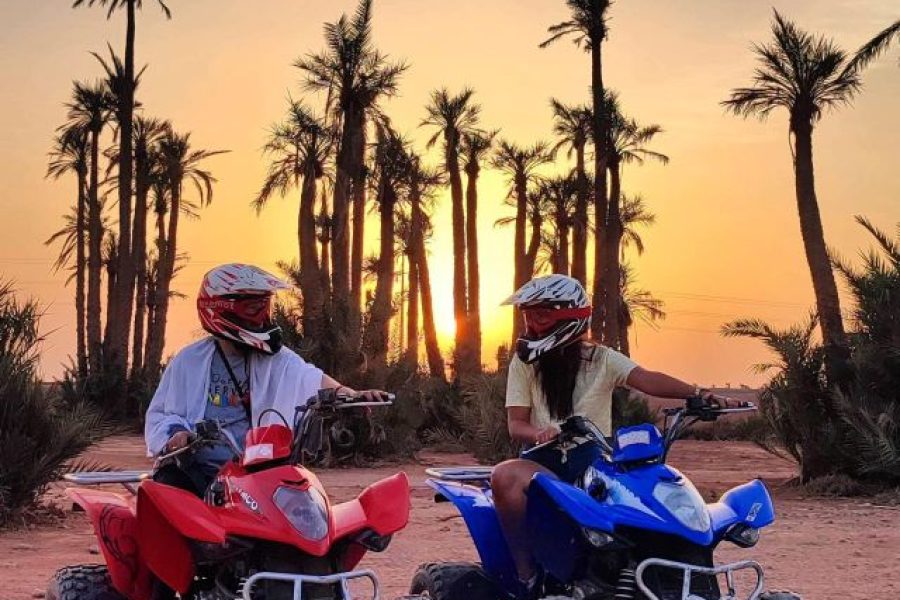 Escape to the Palmeraie: Quad Biking Adventure in the Oasis of Marrakech