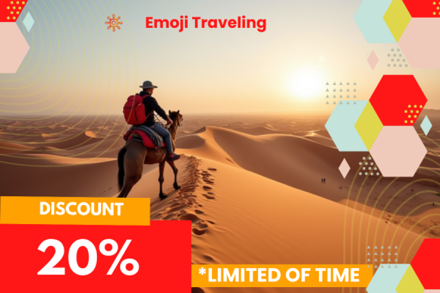 Sunset Camel Ride Experience on palm grove