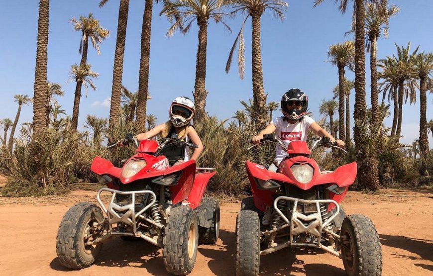 Escape to the Palmeraie: Quad Biking Adventure in the Oasis of Marrakech