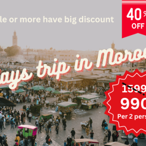 Emoji Traveling 7 Days Trip in Morocco discount 40% and 990 euro